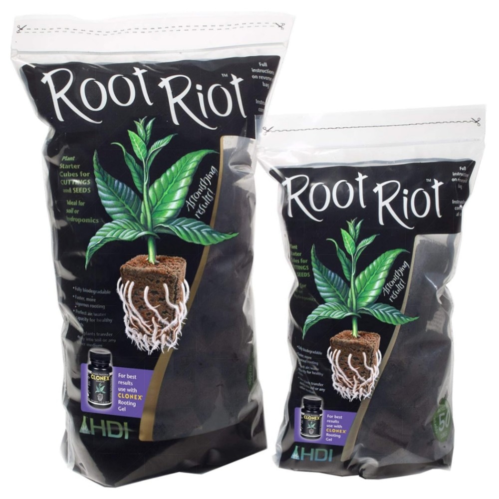 Root Riot Tacos – 100x organische Anzuchtwürfel | nachhaltige Stecklingswürfel für Keimung & Wurzeln