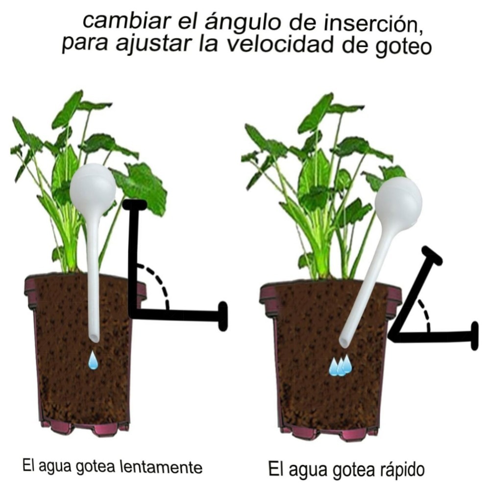 Artillen 6er-Set Bewässerungskugeln 300ml – autom. Pflanzenbewässerung aus hochwertigem PP für Garten, Bonsai & Topfpflanzen