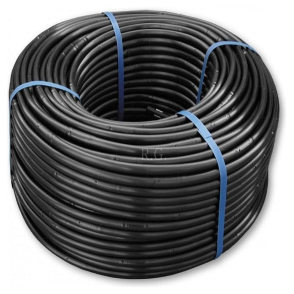 Tropfrohr 16 mm mit 33 cm Tropferabstand – LDPE Perlschlauch, UV‑beständig, druckkompensiert (100 m)