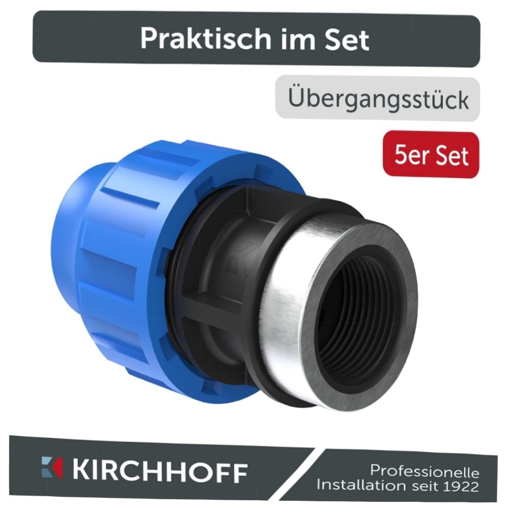 Kirchhoff Übergangsstück 25 mm x 3/4\