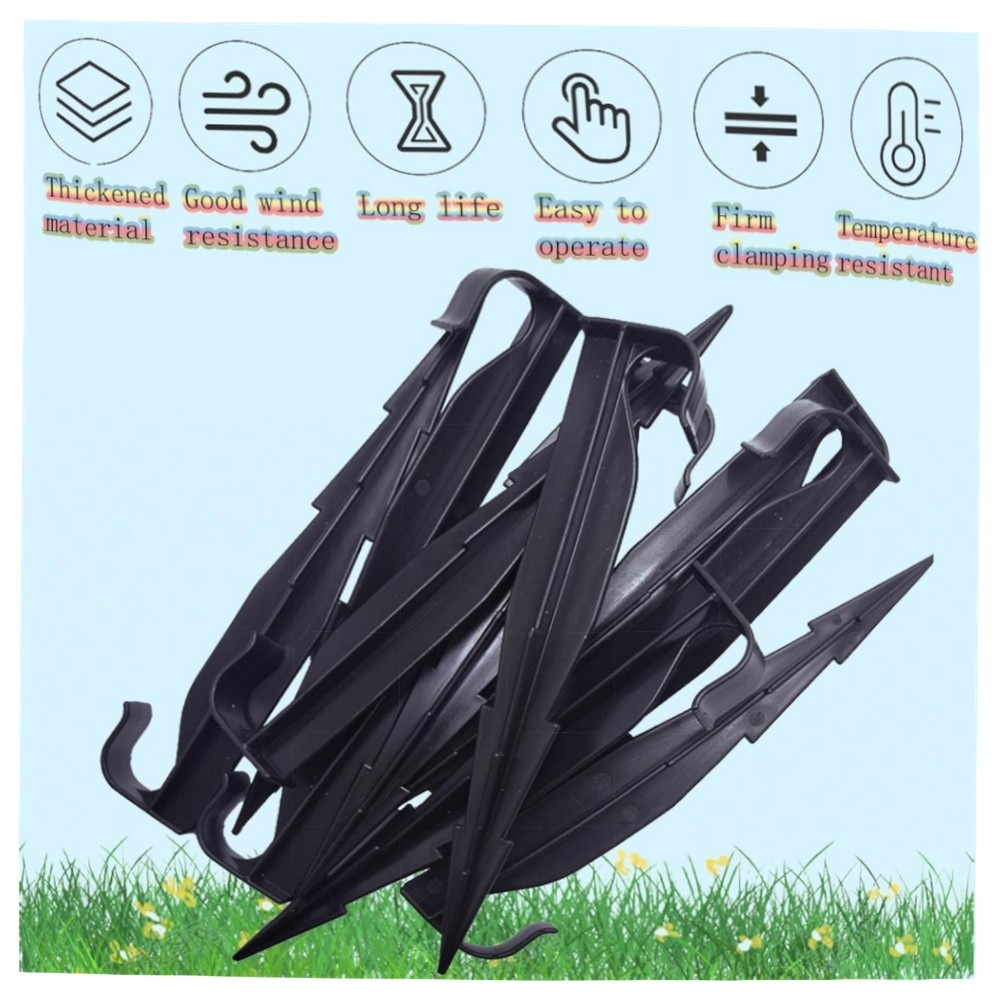 16 mm PE Tropfrohr-Halteanker, 100er Set – hochwertige Kunststoff-Pfähle zur Sicherung von Bewässerungs- und Tropfschläuchen im Garten