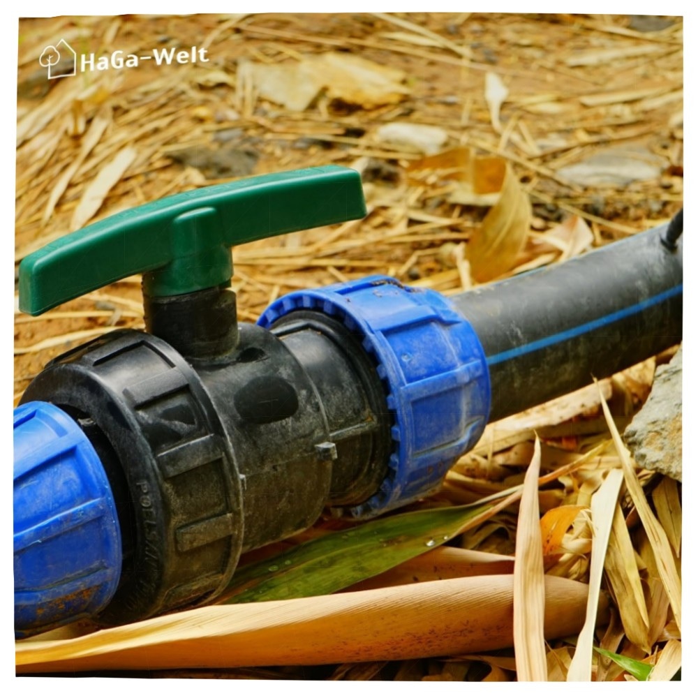 HaGa PE-Rohr 32 mm x 1,9 mm – 10 m schwarz | UV-beständig, 6 bar Druck & flexible Gartenbewässerung