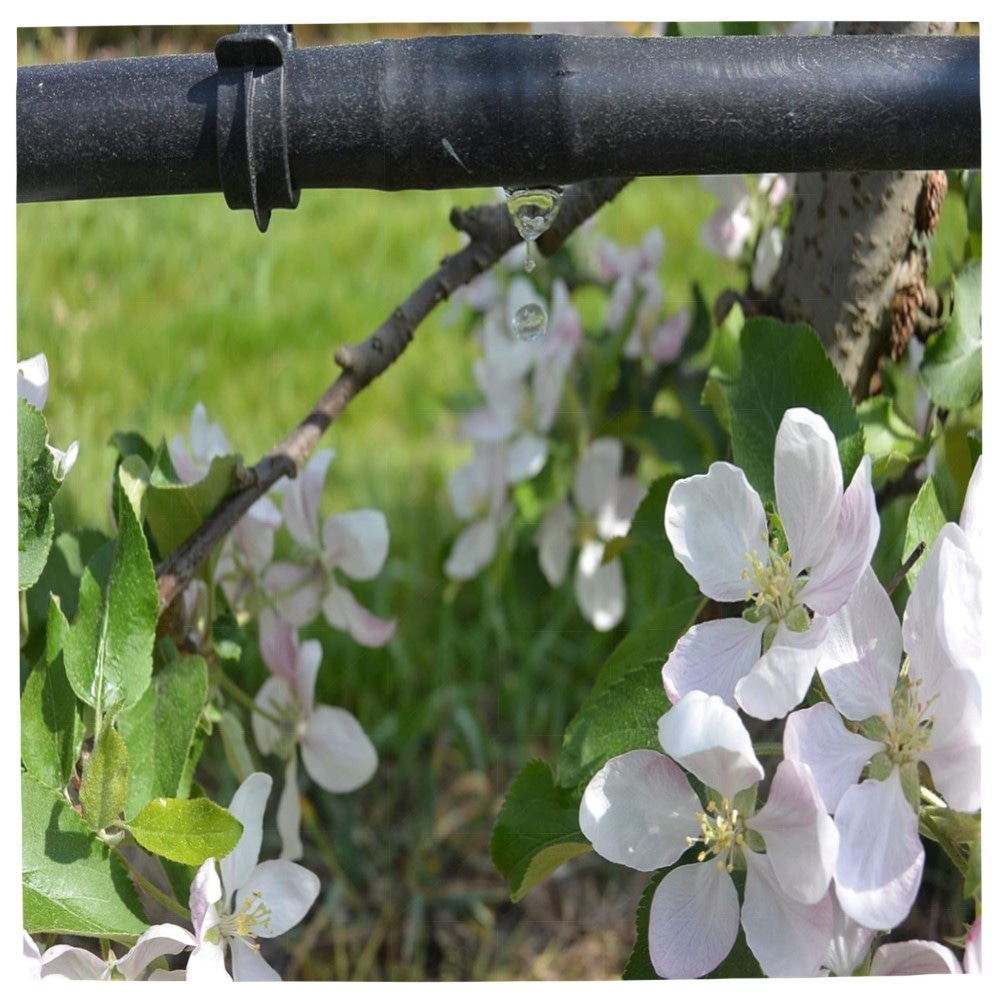 Druckkompensiertes Tropfrohr 16 mm – Perlschlauch 33 cm Abstand, 25 m (Braun) | hochwertig, langlebig, selbstreinigend