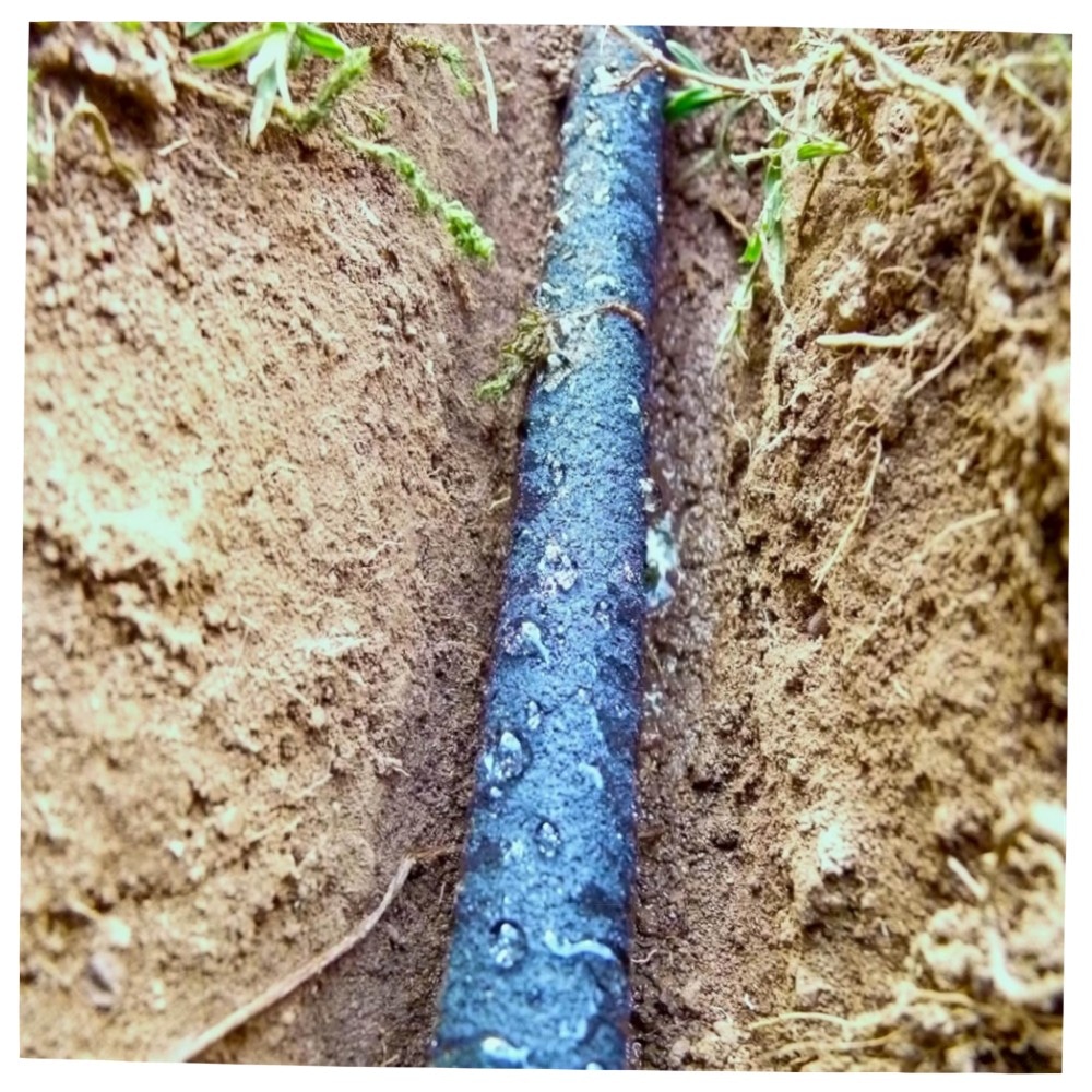 25 m CS Perlschlauch Startup mit Schnellkupplung & Endstopfen – hochwertige PE-Bewässerung für Hochbeete & Gewächshaus, frostsicher