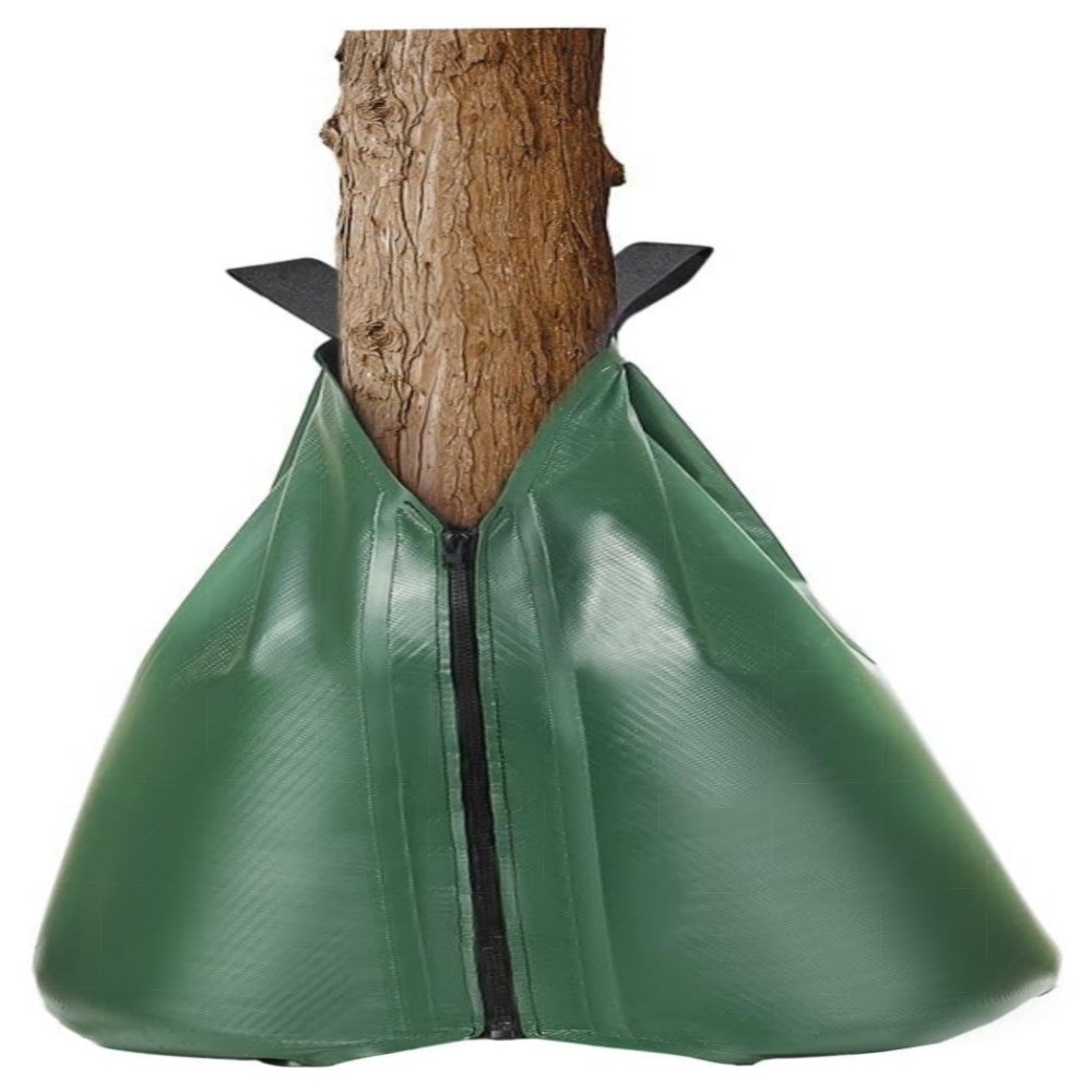 Baumbewässerungsbeutel 3er-Set 75 L – langsam abgebendes Bewässerungssystem aus robustem PVC, reißfest mit Reißverschluss für neu gepflanzte Bäume