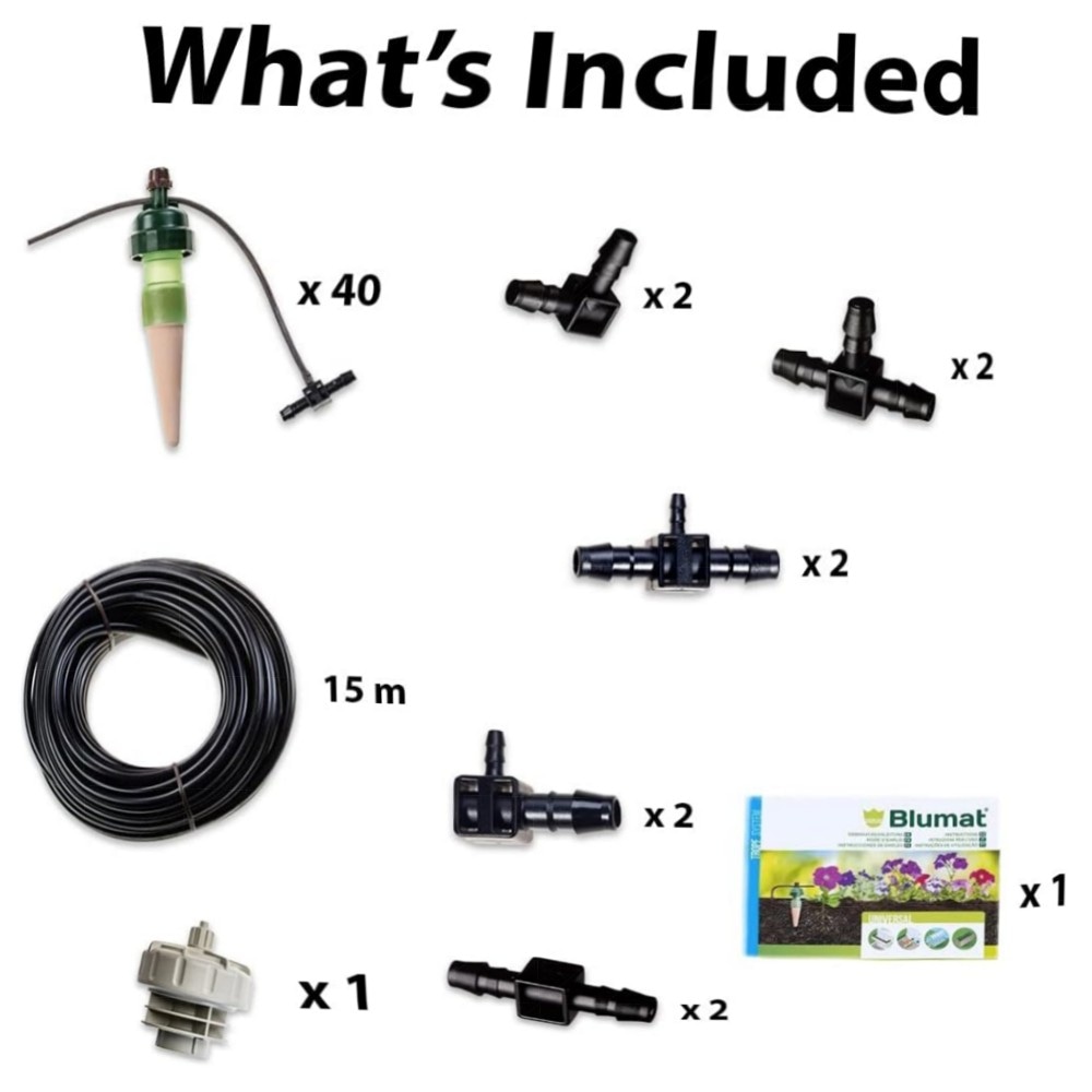 TROPF Bewässerungsanlage für 10 m Balkonkasten – hochwertiges Komplett-Set, einfache Installation & wassersparend