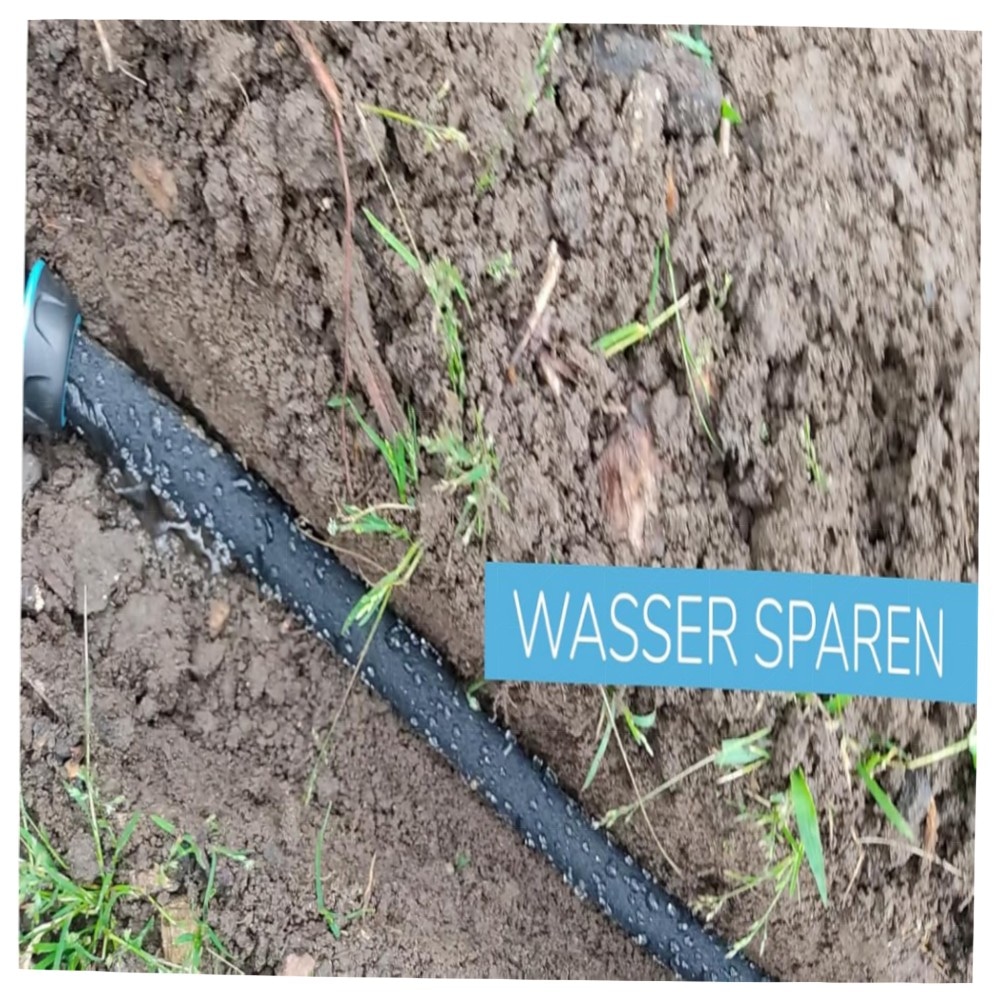 ecotube HOME 100 m Perlschlauch Komplettset – nachhaltiges Bewässerungssystem aus recyceltem Gummi, druckgeregelt & sofort einsatzbereit