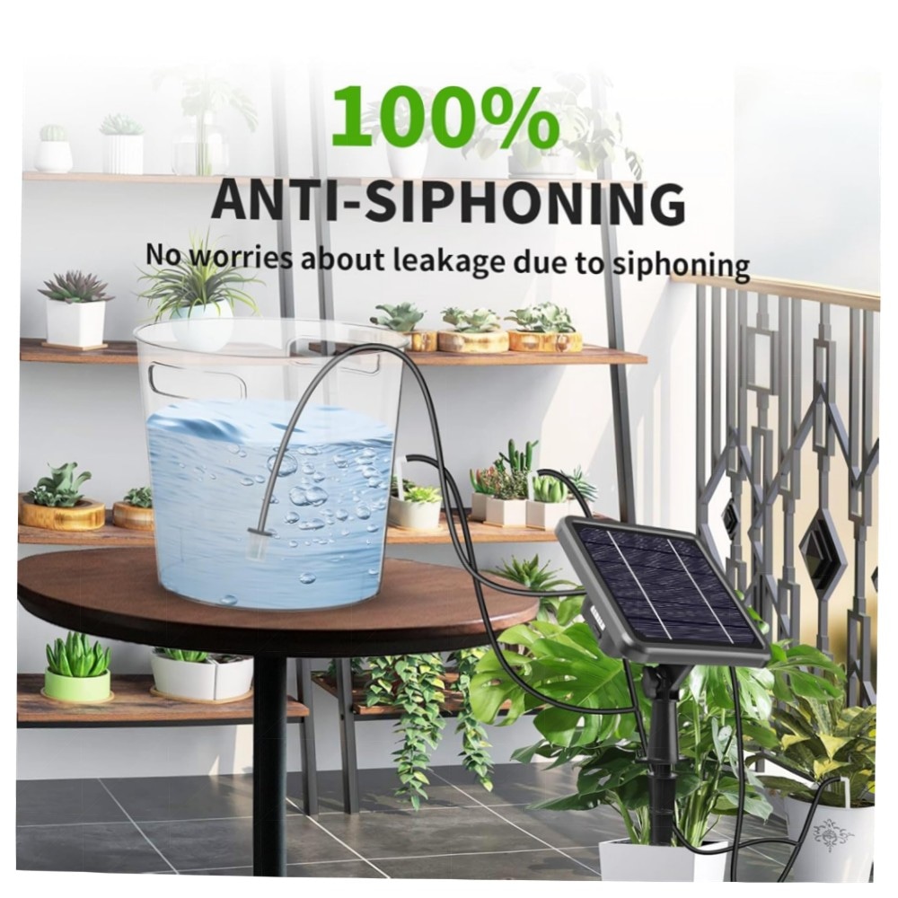 Landrip Automatisches Bewässerungssystem für Balkon & Topfpflanzen – DIY Set mit digitalem Timer, 10 m Schlauch & energieeffizienter Pumpe