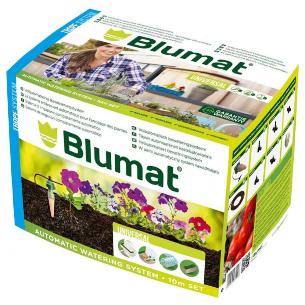 TROPF Bewässerungsanlage für 10 m Balkonkasten – hochwertiges Komplett-Set, einfache Installation & wassersparend