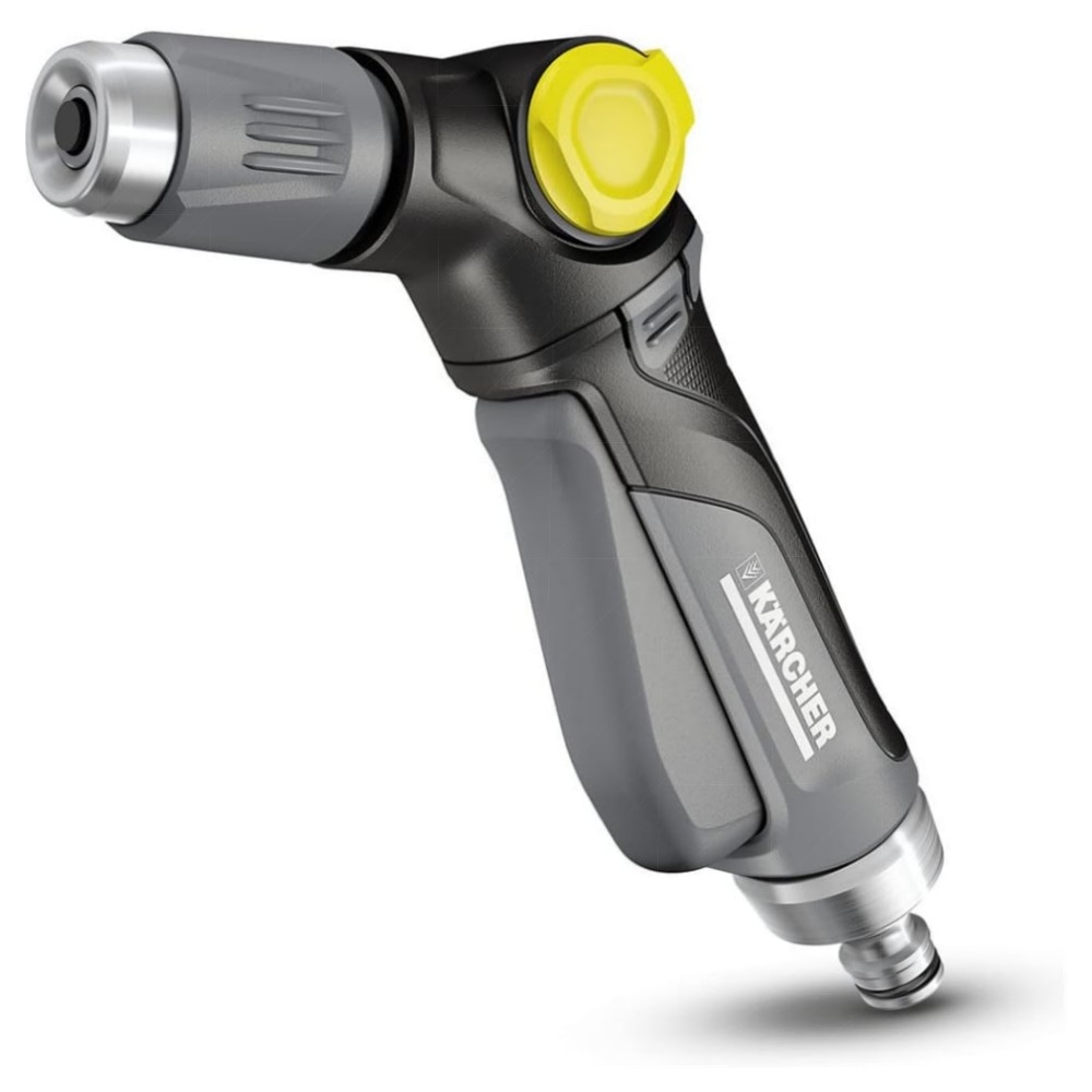 Kärcher Metall-Spritzpistole Premium – drehbarer Griff, tropfsichere Membran, robustes Metall, stufenloses Sprühbild