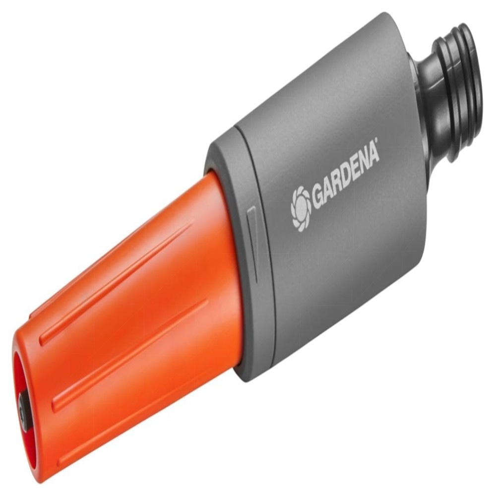 GARDENA Basic Spritzpistole – kompakte Garten-Düse mit stufenlosem Strahl & ON/OFF-Wasserstopp, robustes Kunststoffdesign für Blumen, Terrasse & Reinigung