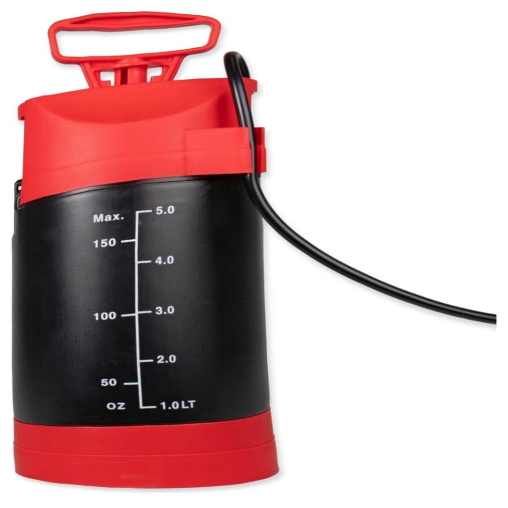 53f7109f3677.jpg WALTER Drucksprüher 5L – hochwertiger Gartensprüher mit verstellbarer Düse, Überdruckventil & Druckanzeige für Pflanzenschutz & Reinigung