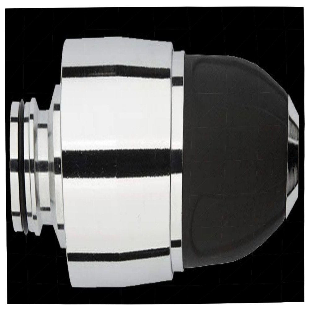 GEKA plus Spritzdüse aus Messing mit Griffgummierung – stufenlos regulierbarer Wasserdurchfluss, hochwertig & langlebig