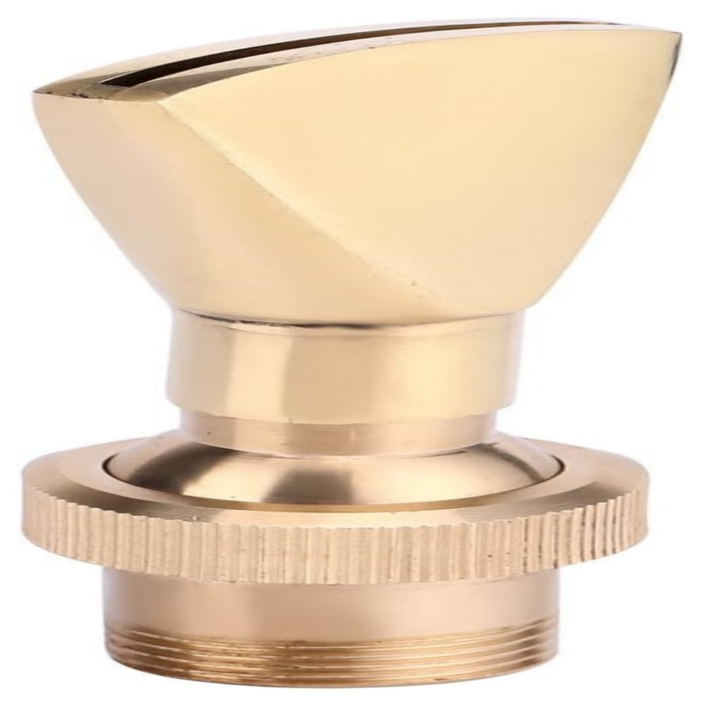 Zerodis Messing-Brunnendüse DN15/DN20 – verstellbare Springbrunnen-Düse für Teich & Garten, korrosionsbeständig, dekorativer Fächerstrahl