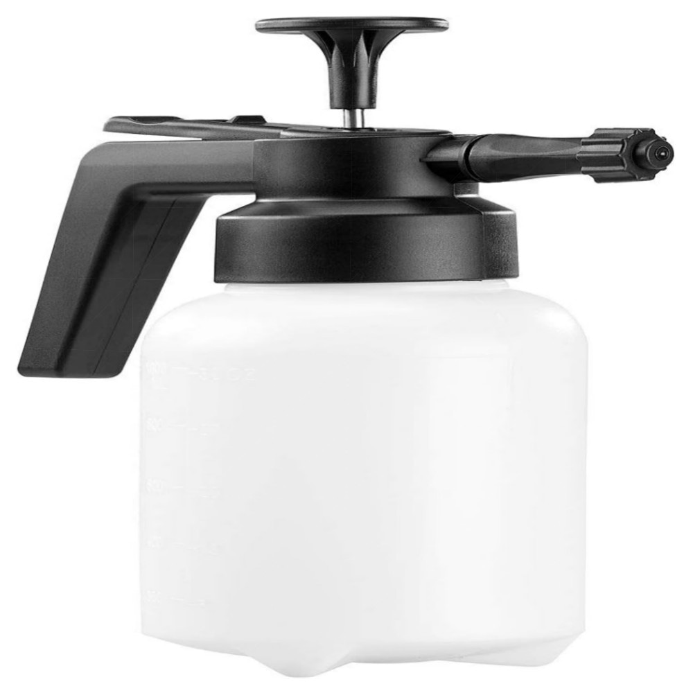 PEARL Schaumsprüher 1 L – Universal-Schaum-Erzeuger mit 3 Einsätzen, leistungsstarke Druckpumpe & Flachstrahldüse