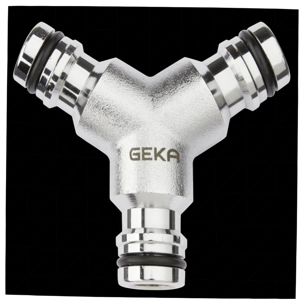 GEKA plus Spritzdüse aus Messing mit Griffgummierung – stufenlos regulierbarer Wasserdurchfluss, hochwertig & langlebig