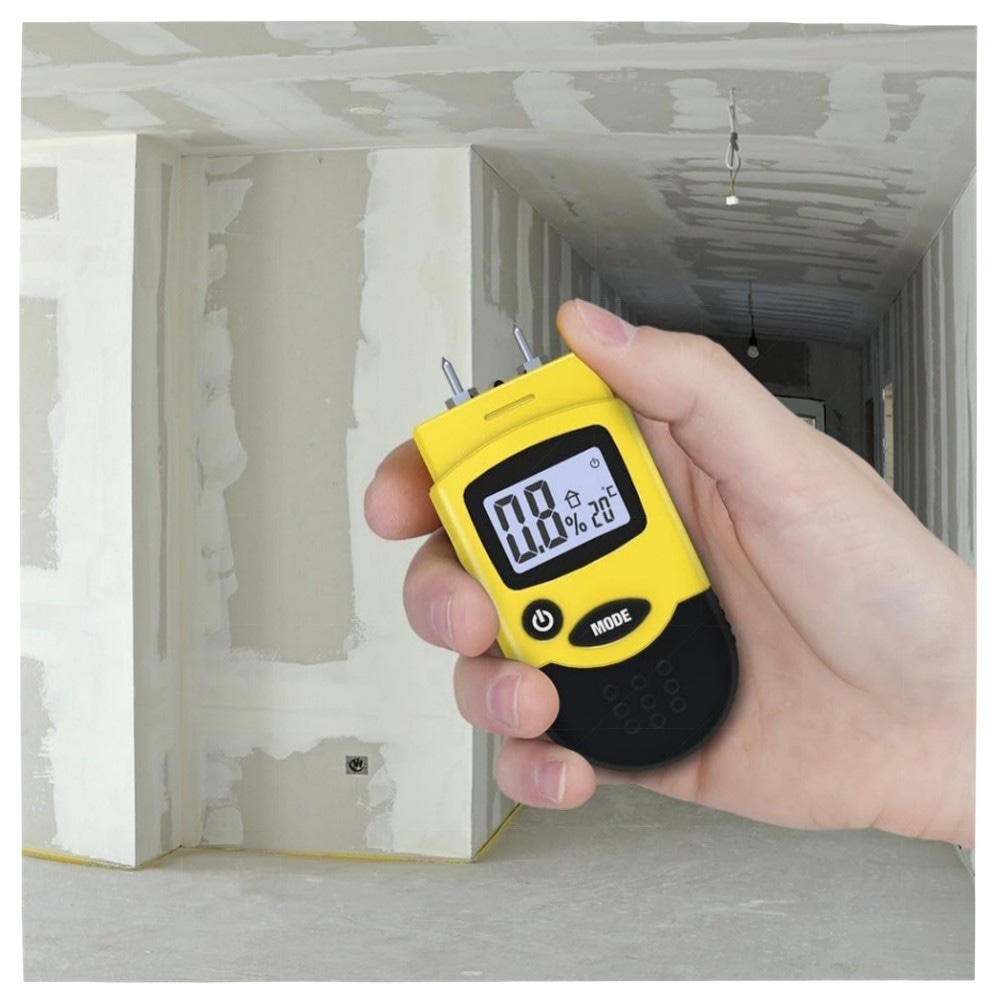 TROTEC Feuchtigkeitsmessgerät BM12 – zuverlässige Holz‑ & Baufeuchteprüfung 6–44% mit Abschaltautomatik & Temperaturanzeige