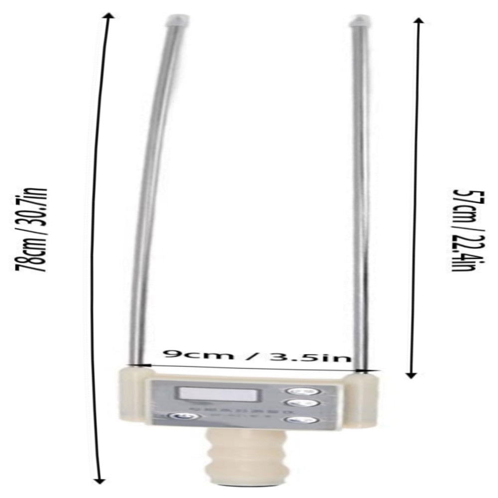 Tragbares Heu- & Getreide-Feuchtemessgerät mit LCD-Hintergrundbeleuchtung, genaue Sonde für Stroh, Gras, Mais – robust, handlich