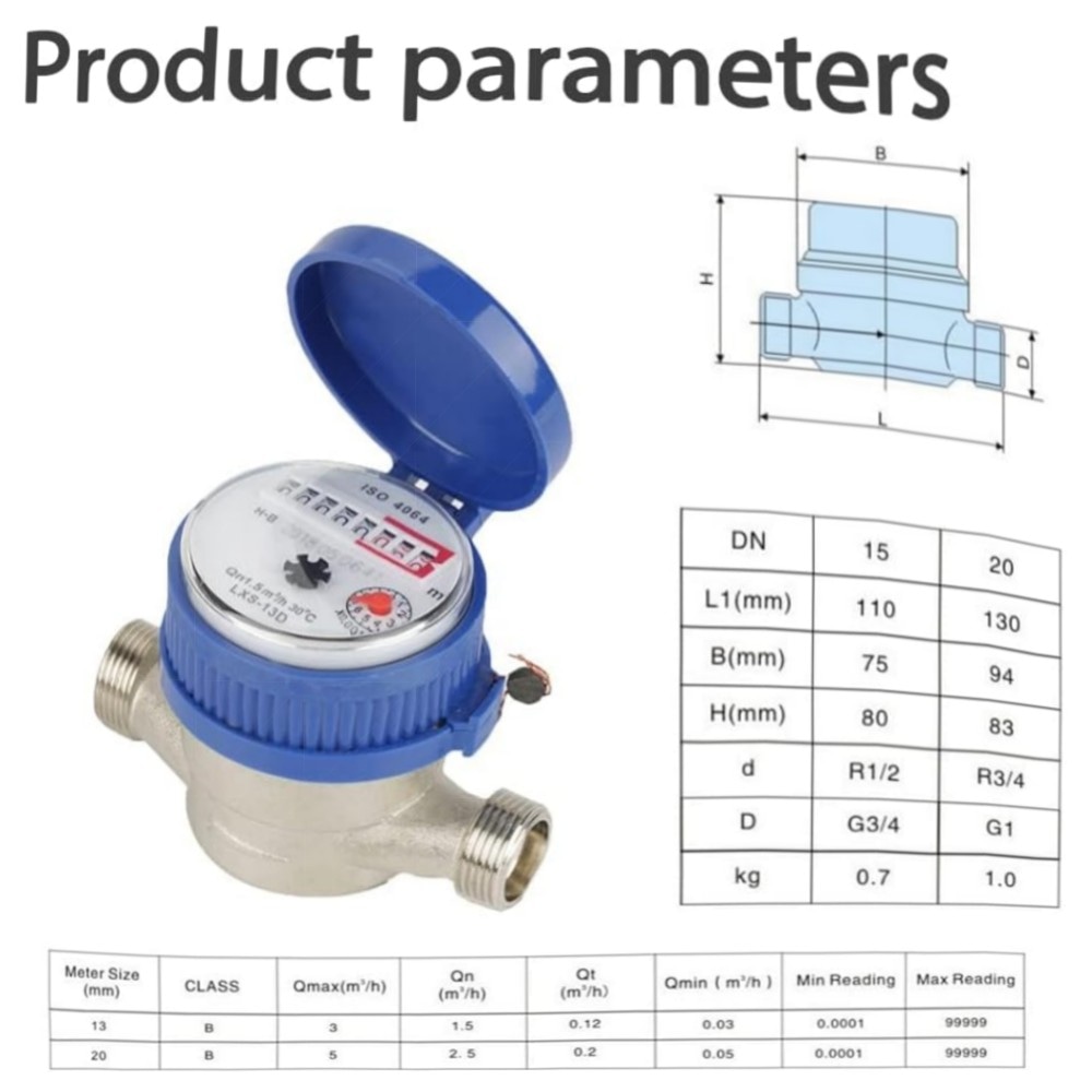 15 mm Wasserzähler (1/2\