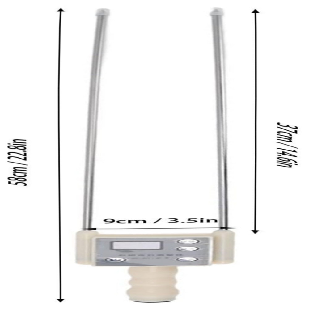 Tragbares Heu- & Getreide-Feuchtemessgerät mit LCD-Hintergrundbeleuchtung, genaue Sonde für Stroh, Gras, Mais – robust, handlich