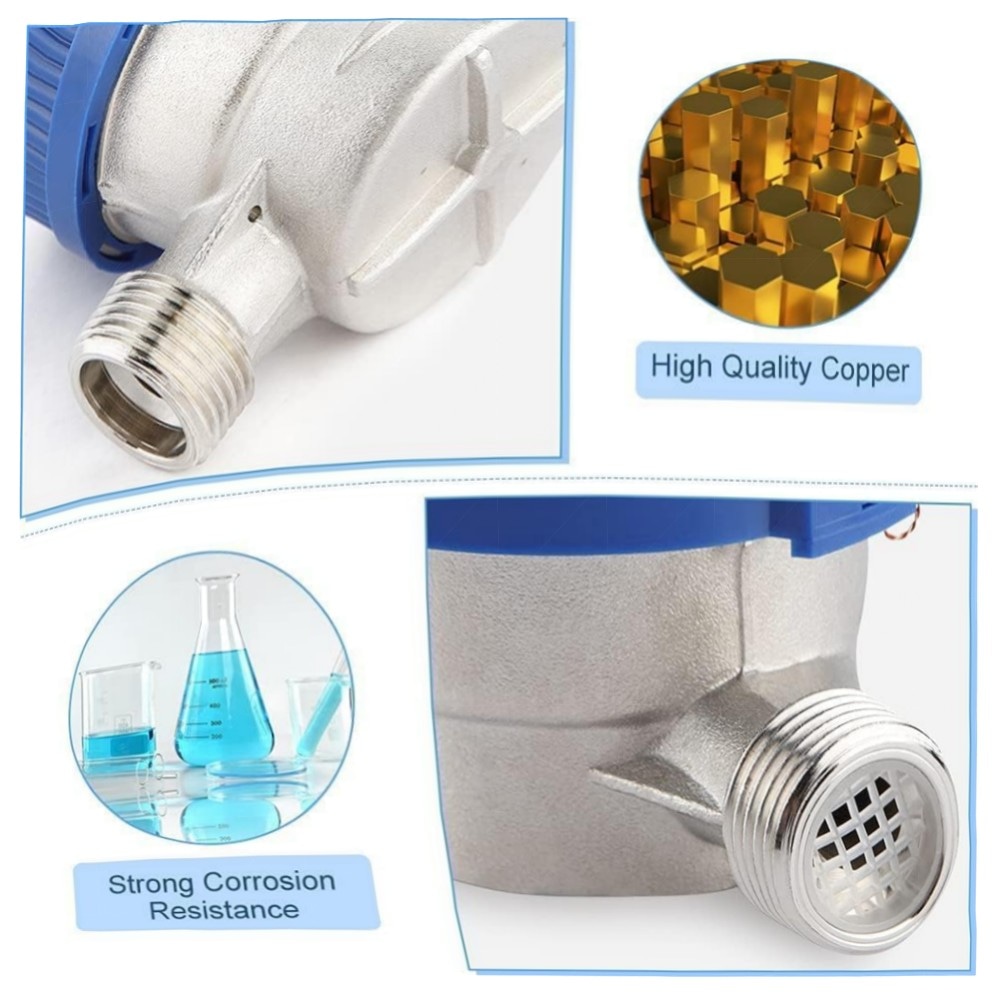 15 mm Wasserzähler (1/2\