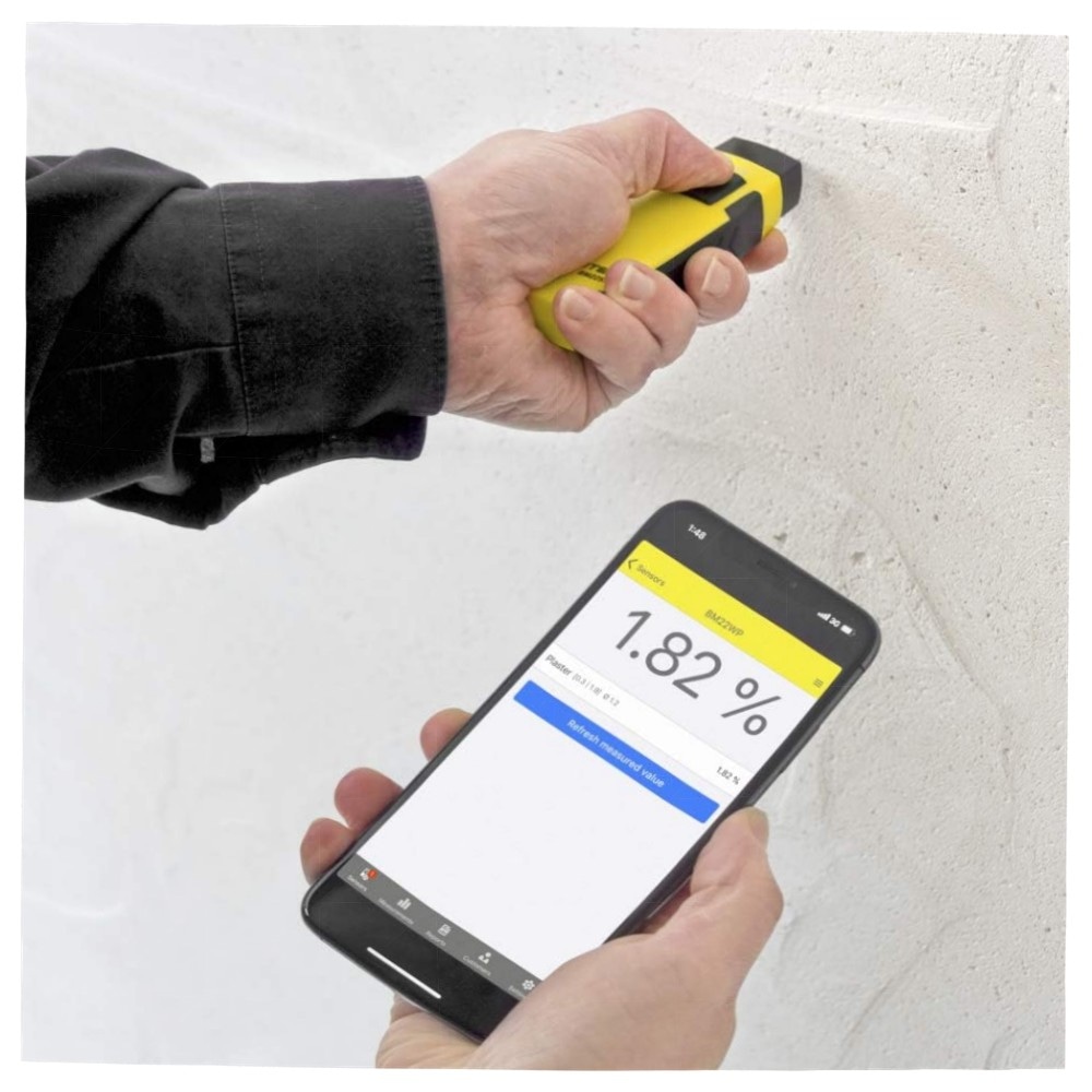 TROTEC Feuchtigkeitsmessgerät BM12 – zuverlässige Holz‑ & Baufeuchteprüfung 6–44% mit Abschaltautomatik & Temperaturanzeige