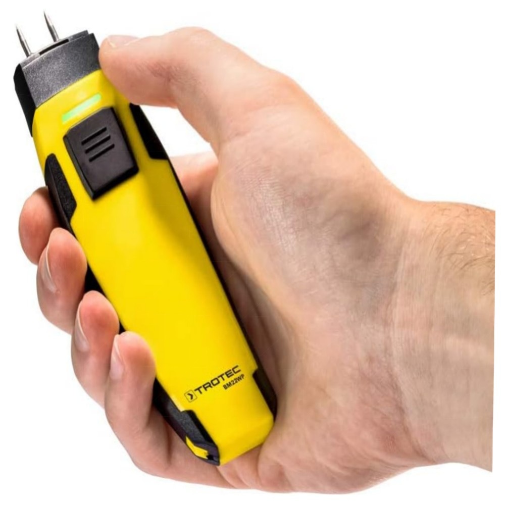 TROTEC Feuchtigkeitsmessgerät BM12 – zuverlässige Holz‑ & Baufeuchteprüfung 6–44% mit Abschaltautomatik & Temperaturanzeige