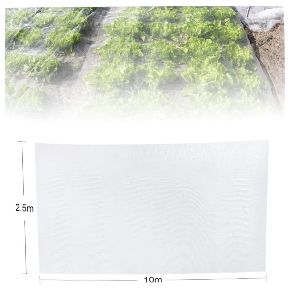Hywean Hsafe Gemüseschutznetz 2,5 x 10 m – feinmaschiges Insektennetz (0,8 mm), UV-beständig, wiederverwendbar für Gemüse, Obst & Gewächshaus