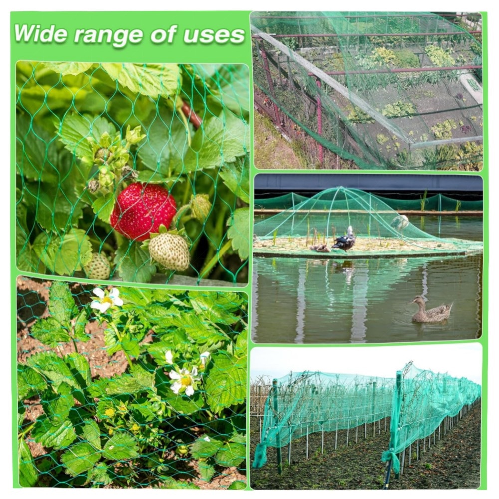 Vogelschutznetz 6×10 m – engmaschiges Gartennetz aus HD‑PE, Schutz für Obstbäume, Beeren & Hochbeete, leicht & witterungsbeständig