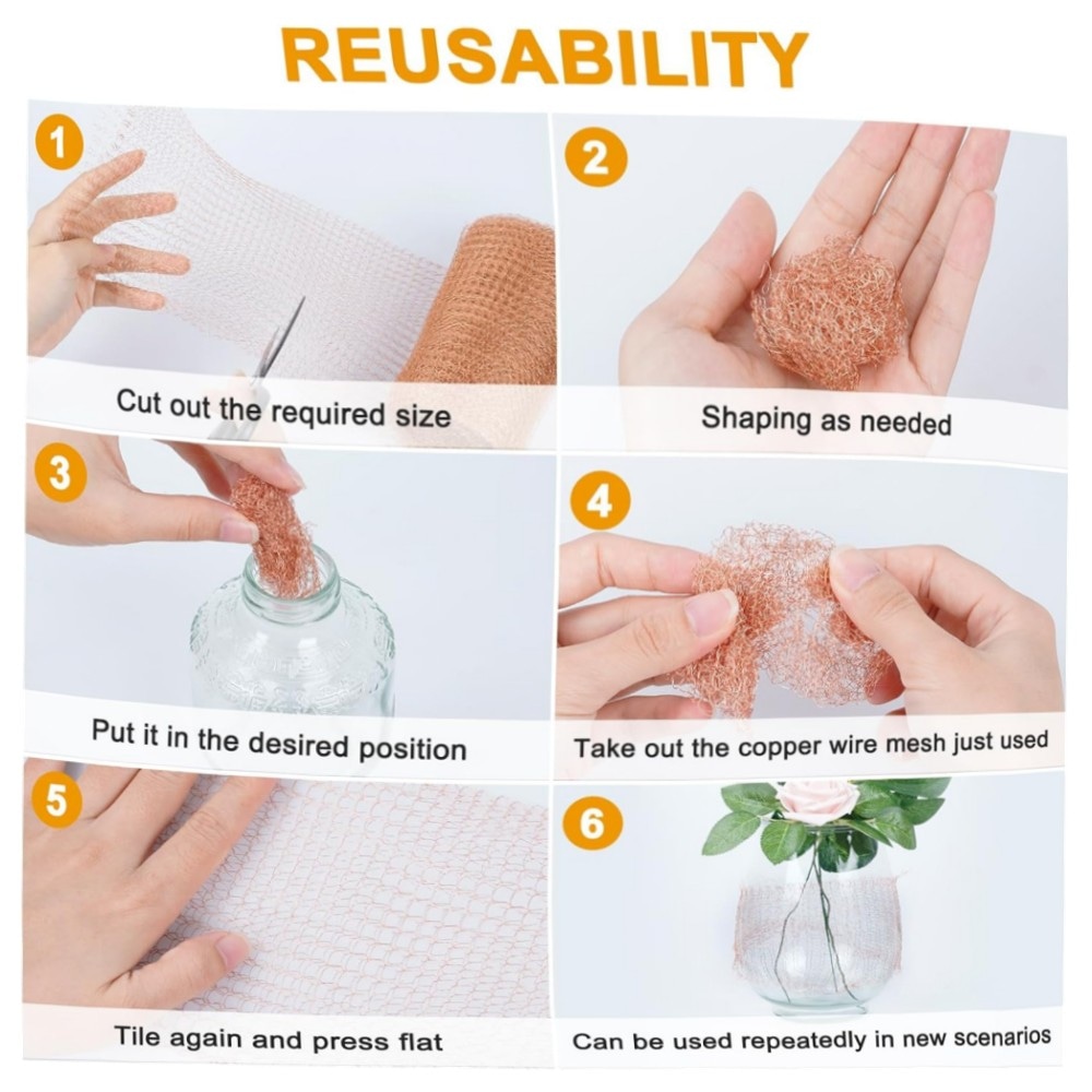 Kupfer-Schneckenschutz Rolle 12,5 cm x 10 m – hochwertiges Kupfergeflecht gegen Schnecken, wiederverwendbar & korrosionsbeständig für Hochbeete