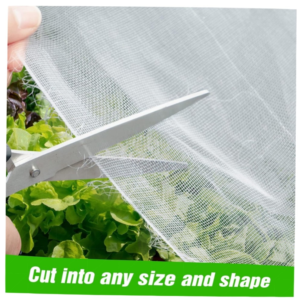 Hywean Hsafe Gemüseschutznetz 2,5 x 10 m – feinmaschiges Insektennetz (0,8 mm), UV-beständig, wiederverwendbar für Gemüse, Obst & Gewächshaus