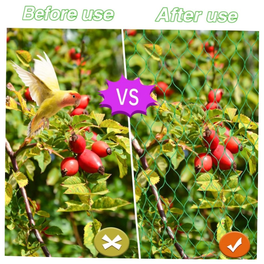 Vogelschutznetz 6×10 m – engmaschiges Gartennetz aus HD‑PE, Schutz für Obstbäume, Beeren & Hochbeete, leicht & witterungsbeständig