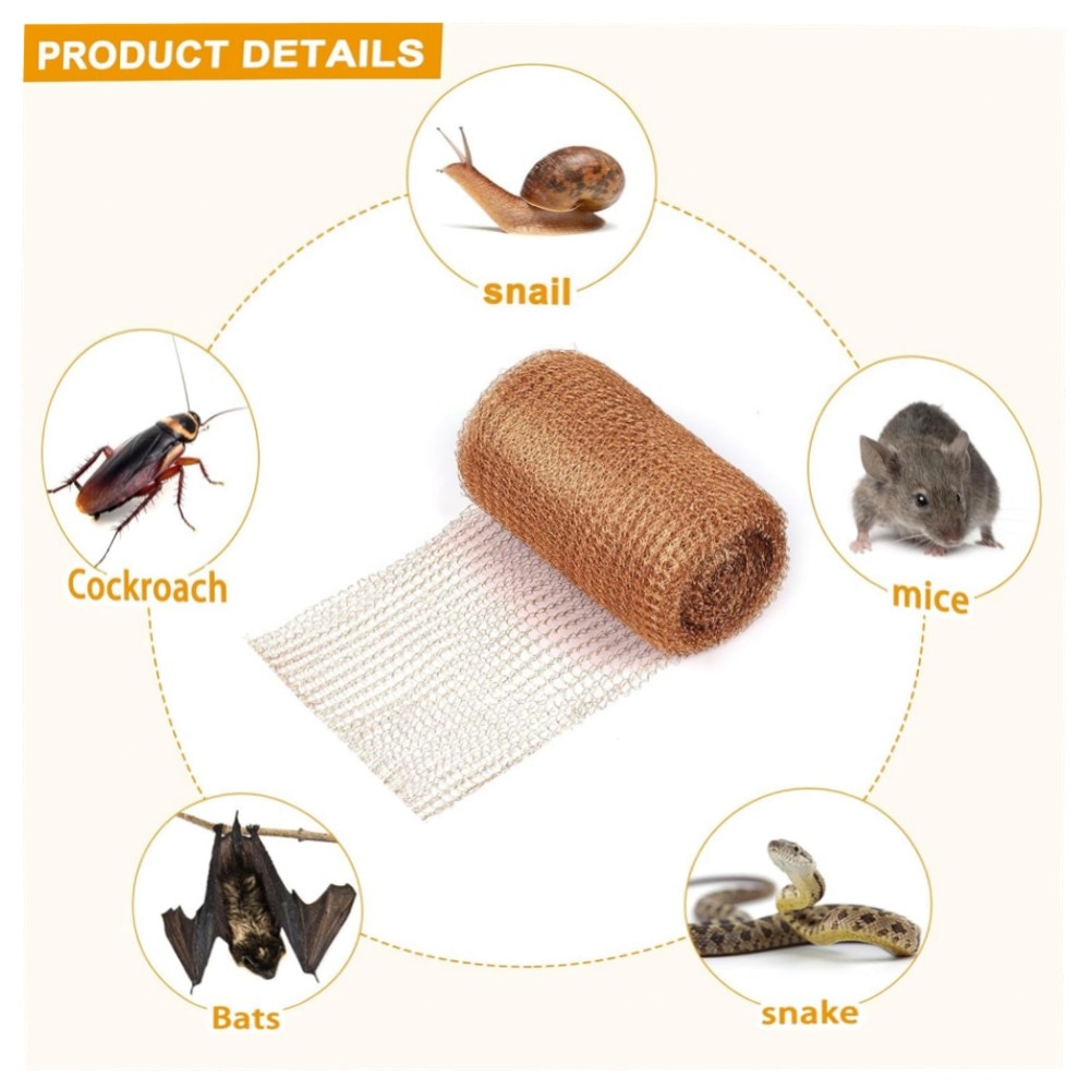 Kupfer-Schneckenschutz Rolle 12,5 cm x 10 m – hochwertiges Kupfergeflecht gegen Schnecken, wiederverwendbar & korrosionsbeständig für Hochbeete