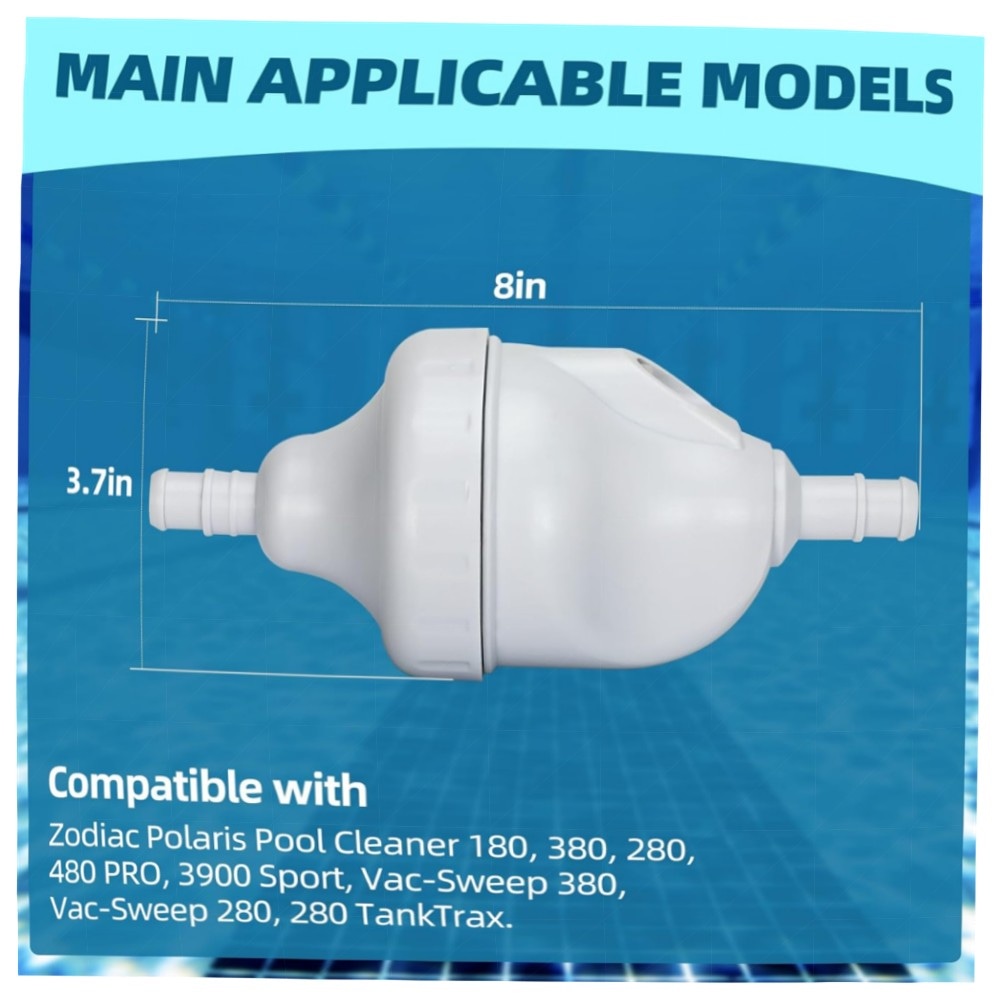 Verbessertes G52 Rückschlagventil für Polaris Poolreiniger – rissfestes Polymer, Komplettsatz (G53/G54/G57), langlebig