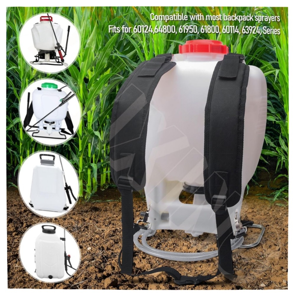 Rucksacksprüher Ersatzriemen mit gepolsterten Schultergurten – robustes Polyester-Oxford, verstellbar für Gartensprüher & Profi-Einsatz