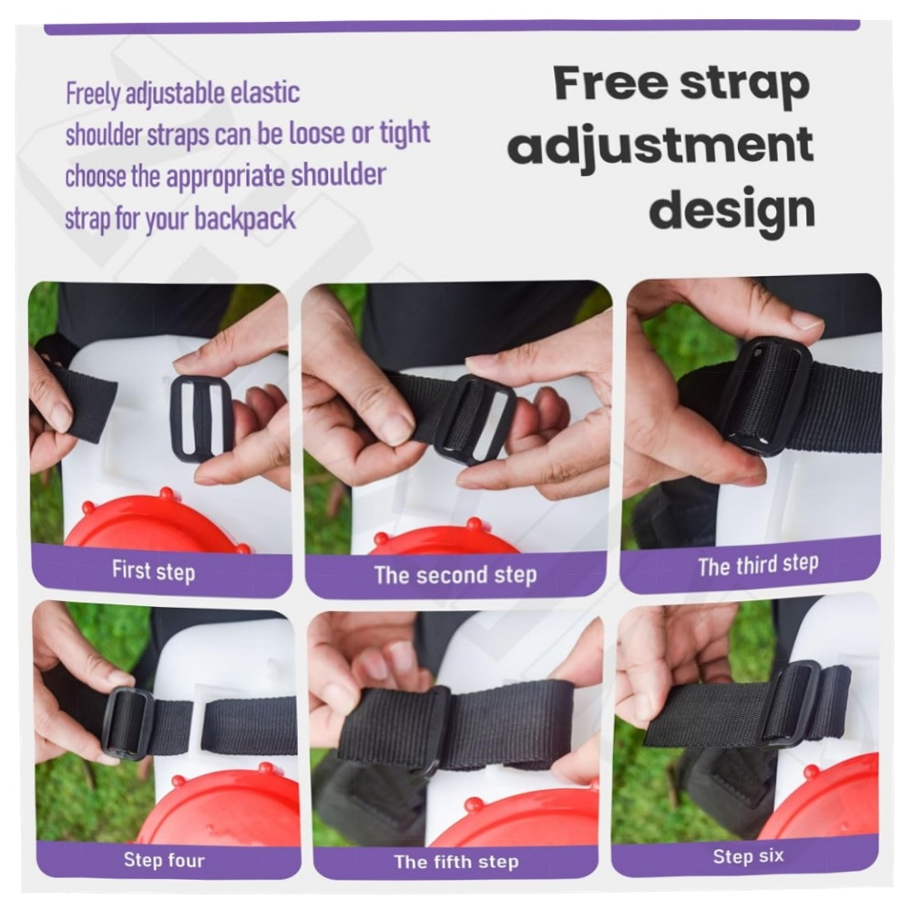 Rucksacksprüher Ersatzriemen mit gepolsterten Schultergurten – robustes Polyester-Oxford, verstellbar für Gartensprüher & Profi-Einsatz