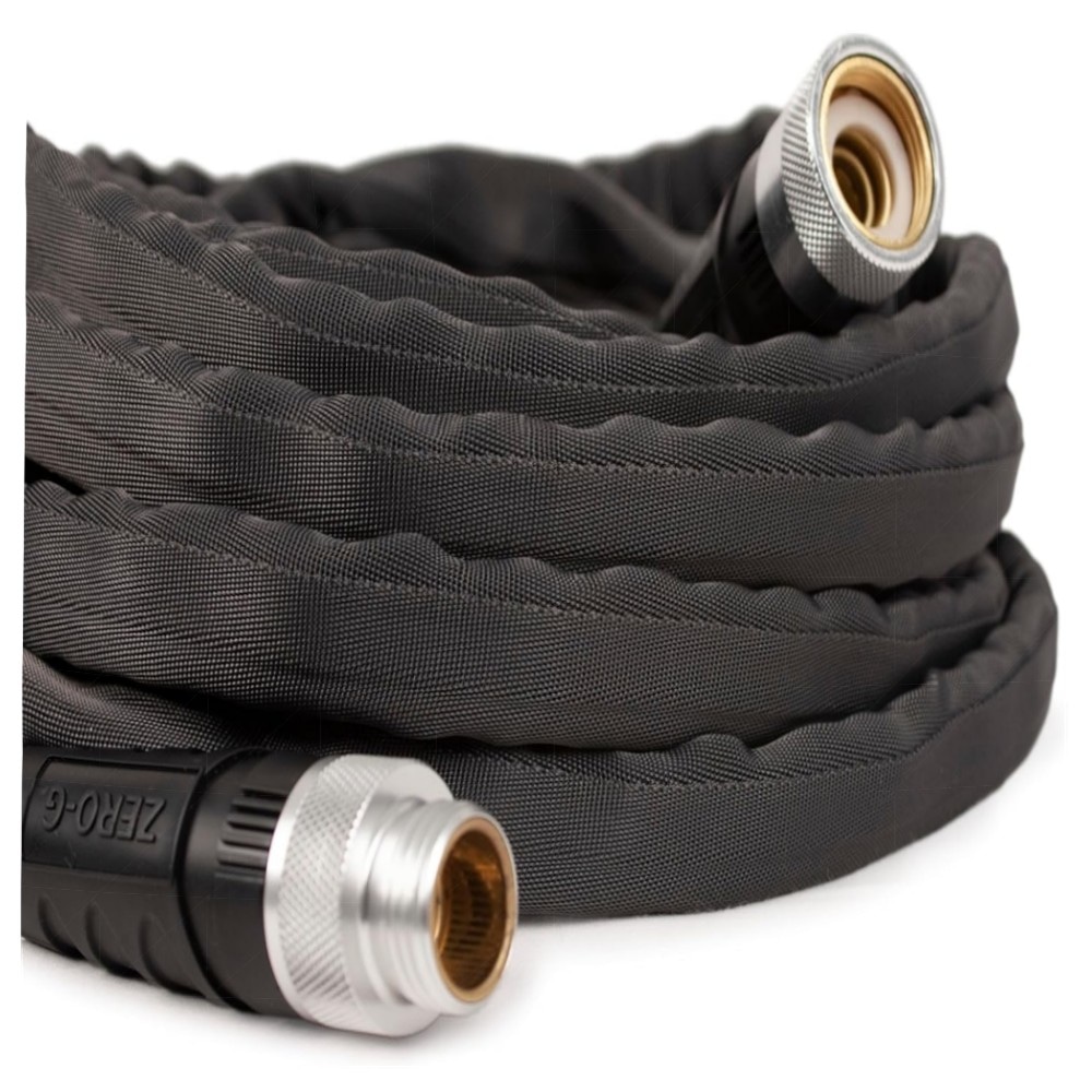 Zero-G 4001-50 Gartenschlauch 7,6 m (2er-Pack) – extrem leicht, knickfrei, bruchsichere Kupplungen, bleifrei & frostflexibel