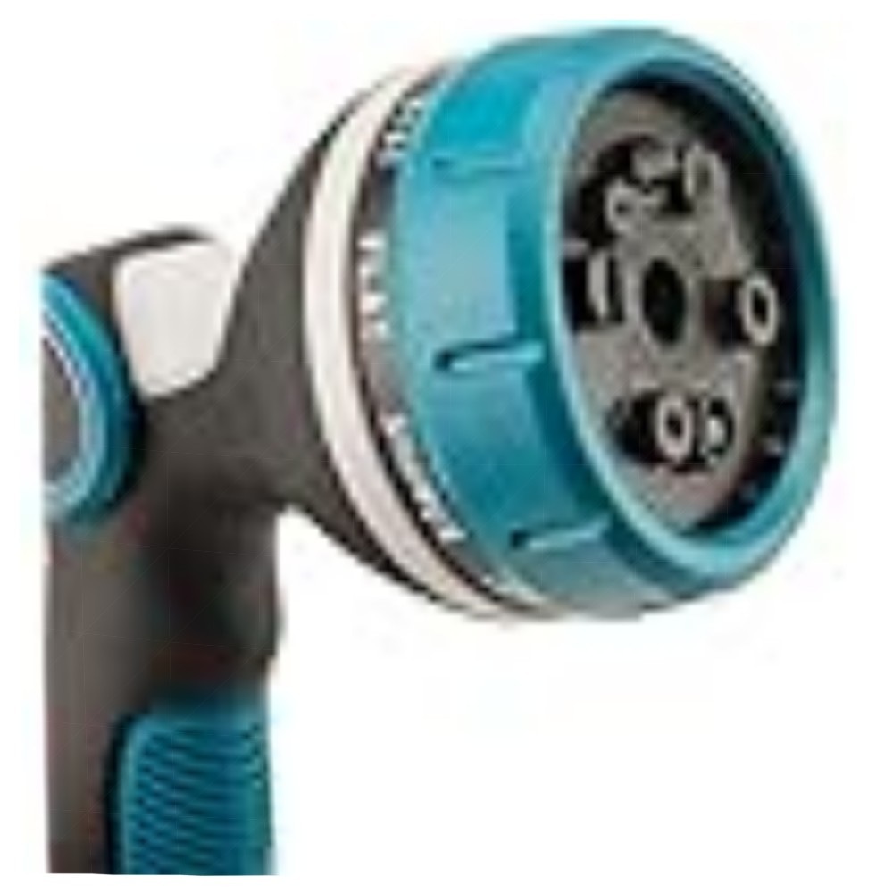 TIREX by xonic® dehnbarer Gartenschlauch 30m (leicht, robust) – 3-fach Latexkern, 10‑fach Sprühkopf & rostfreie Alu‑Adapter