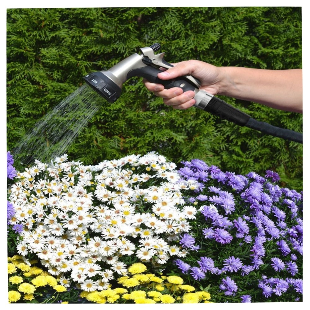 Zero-G 4001-50 Gartenschlauch 7,6 m (2er-Pack) – extrem leicht, knickfrei, bruchsichere Kupplungen, bleifrei & frostflexibel