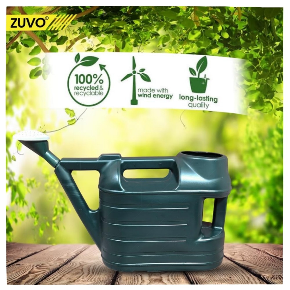 Gießkanne Outdoor 6,5 L – leichte, robuste Gartenkanne in Grün für Balkon & Garten, langlebig & ergonomisch