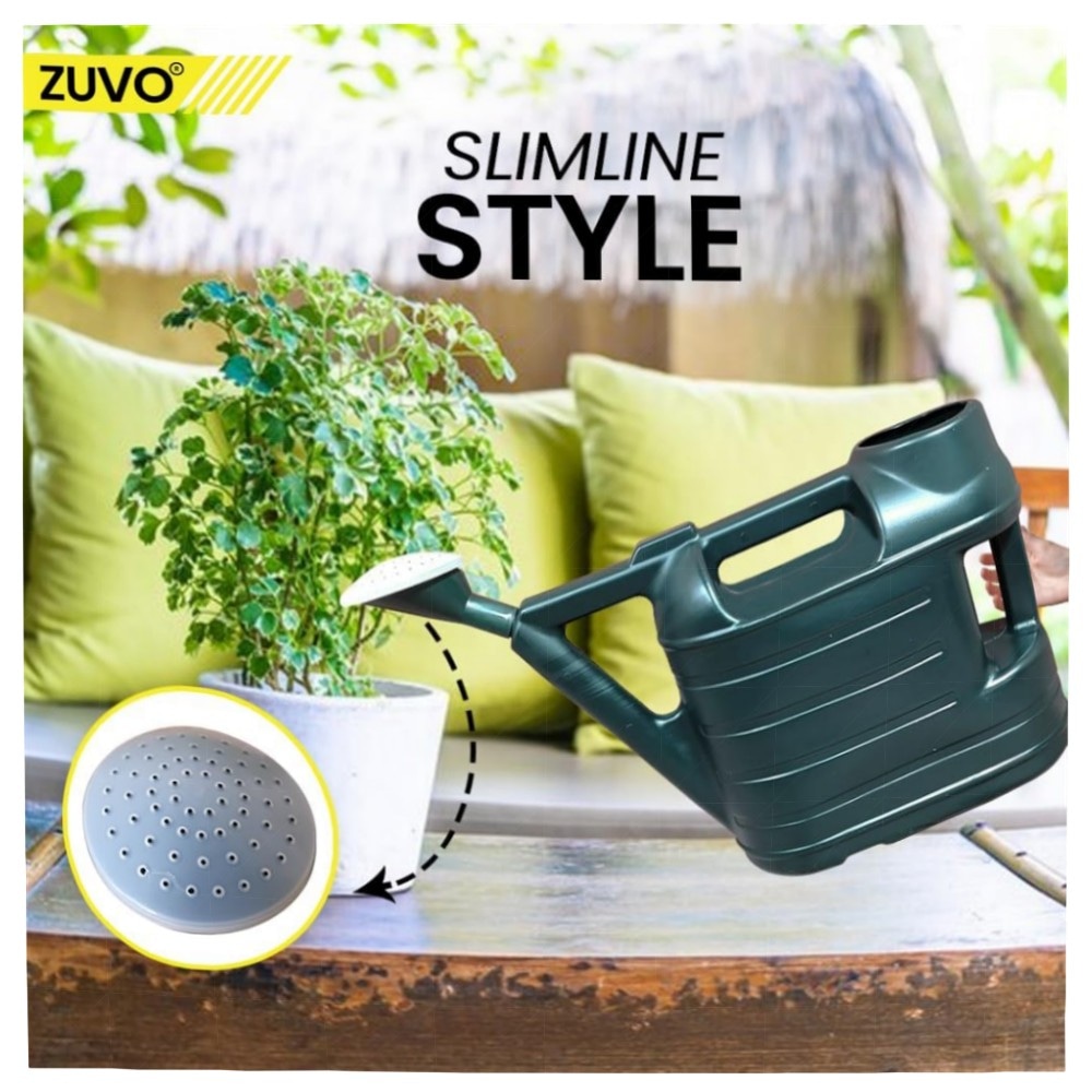 Gießkanne Outdoor 6,5 L – leichte, robuste Gartenkanne in Grün für Balkon & Garten, langlebig & ergonomisch