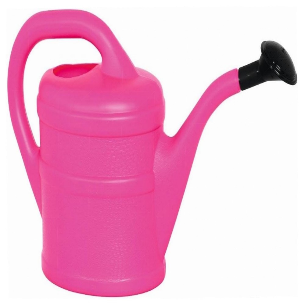 Gießkanne 2L Pink – leichte Kunststoff-Gießkanne für Garten & Zimmerpflanzen, ergonomisch & bruchsicher