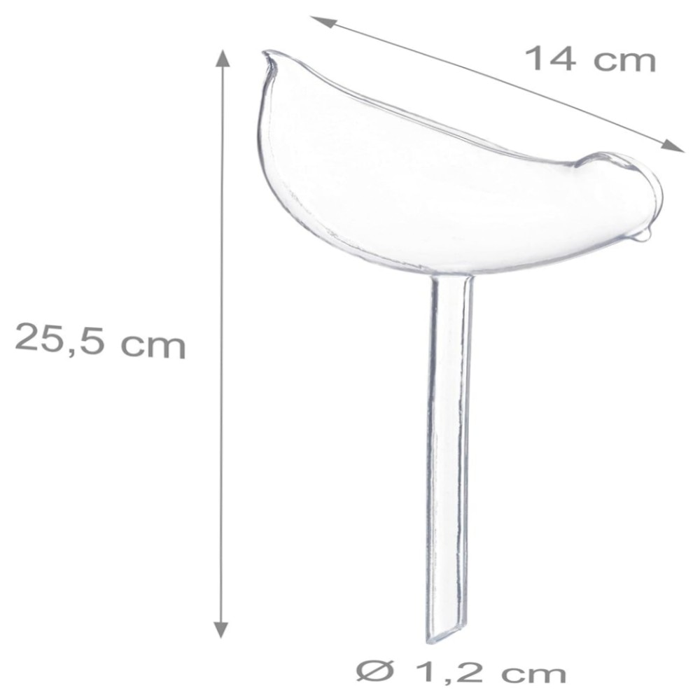Bewässerungskugeln 4er-Set Vogel-Form, automatische Pflanzenbewässerung 200 ml, transparent – dekorativ & einfaches Urlaubs-Gießen