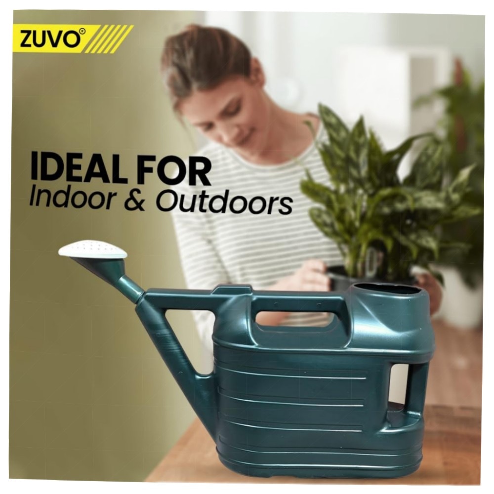 Gießkanne Outdoor 6,5 L – leichte, robuste Gartenkanne in Grün für Balkon & Garten, langlebig & ergonomisch