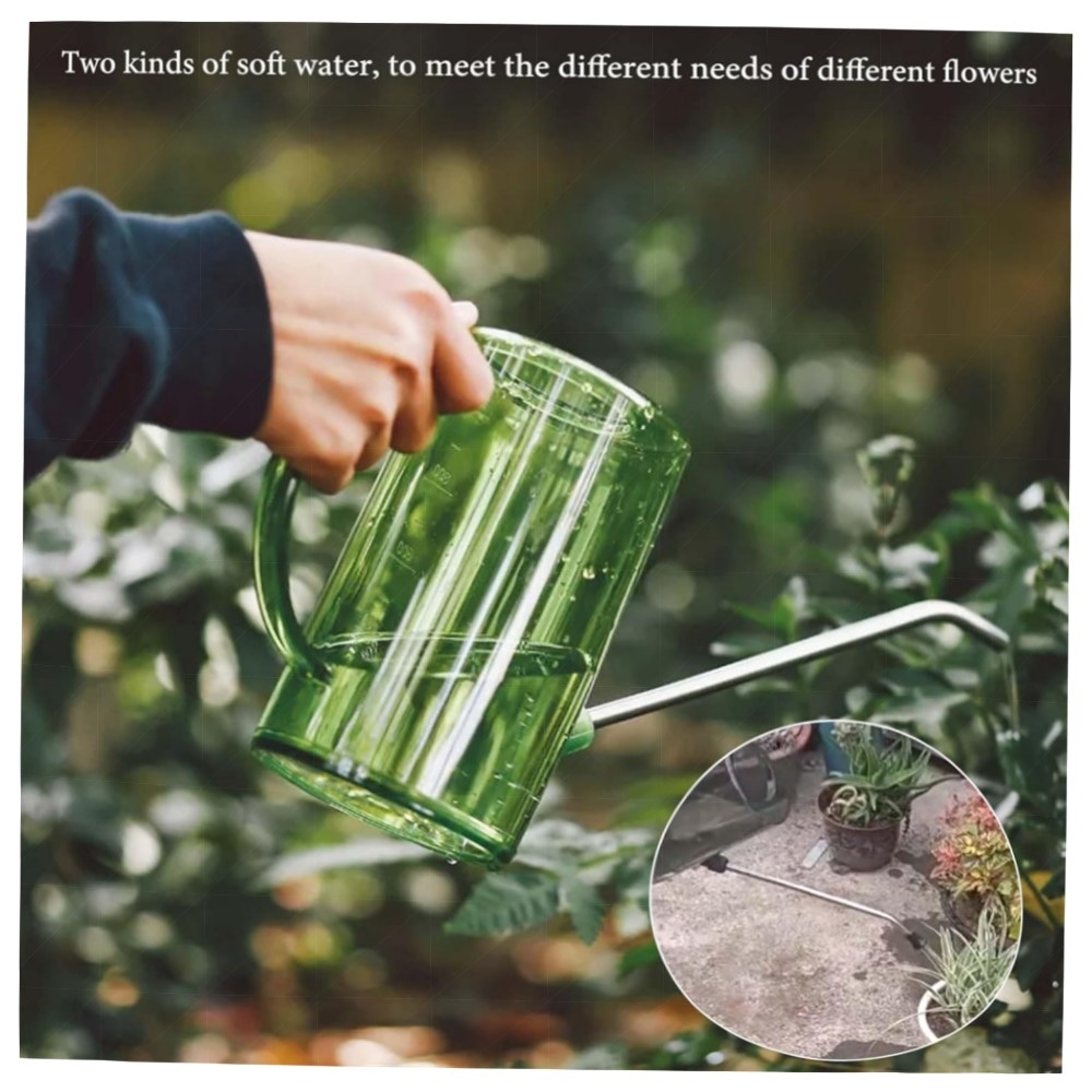 989673dc2713.jpg Zylindrische Gießkanne 1L (2er Pack) mit Edelstahl-Ausguss – langlebig, tropfsicher, langer Auslauf für Zimmer- & Balkonpflanzen