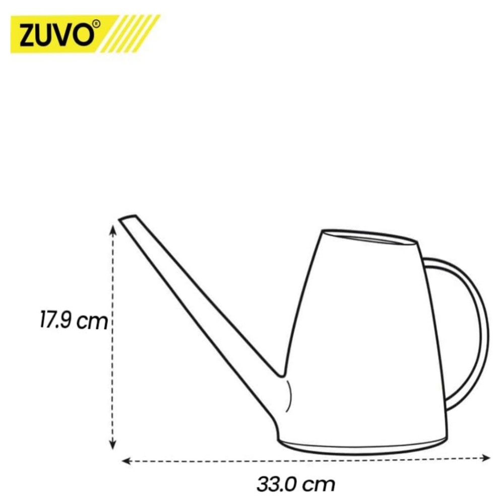 Gießkanne Outdoor 6,5 L – leichte, robuste Gartenkanne in Grün für Balkon & Garten, langlebig & ergonomisch
