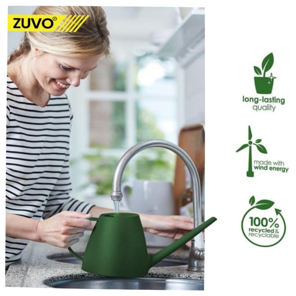 Gießkanne Outdoor 6,5 L – leichte, robuste Gartenkanne in Grün für Balkon & Garten, langlebig & ergonomisch