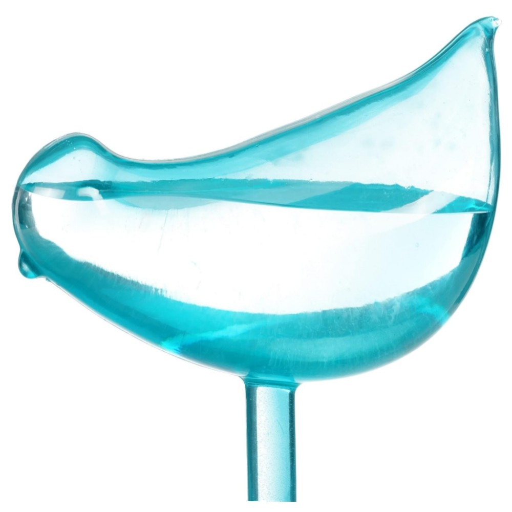 Bewässerungskugeln 4er-Set Vogel-Form, automatische Pflanzenbewässerung 200 ml, transparent – dekorativ & einfaches Urlaubs-Gießen