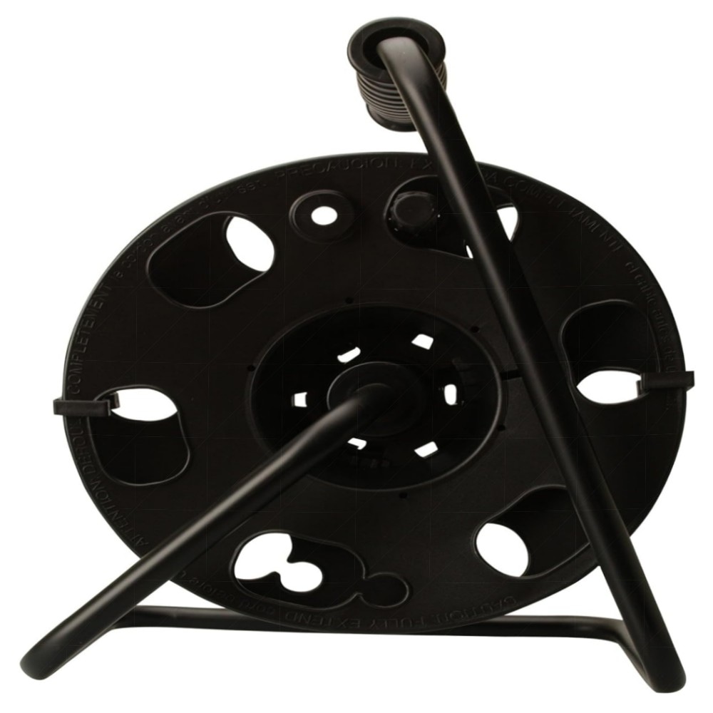 Kabel-Schnurrolle mit Metallständer, bis 45 m (16/3 AWG) – robust, kompakt & leicht montierbar