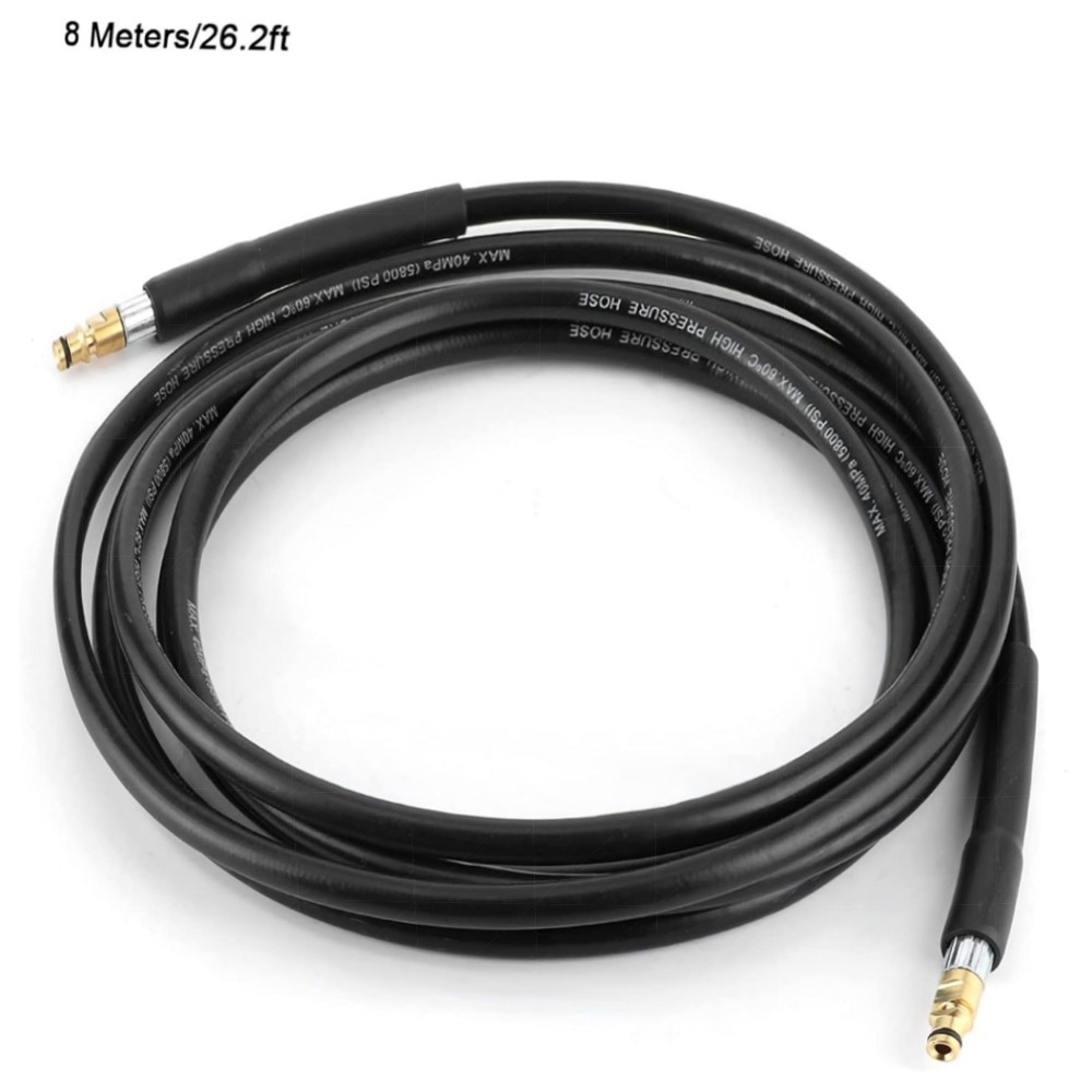 Hochdruckreiniger Ersatzschlauch für Kärcher K2–K5, 6 m | Hochfestes Stahlgeflecht, Abriebfest & Schnellverschluss